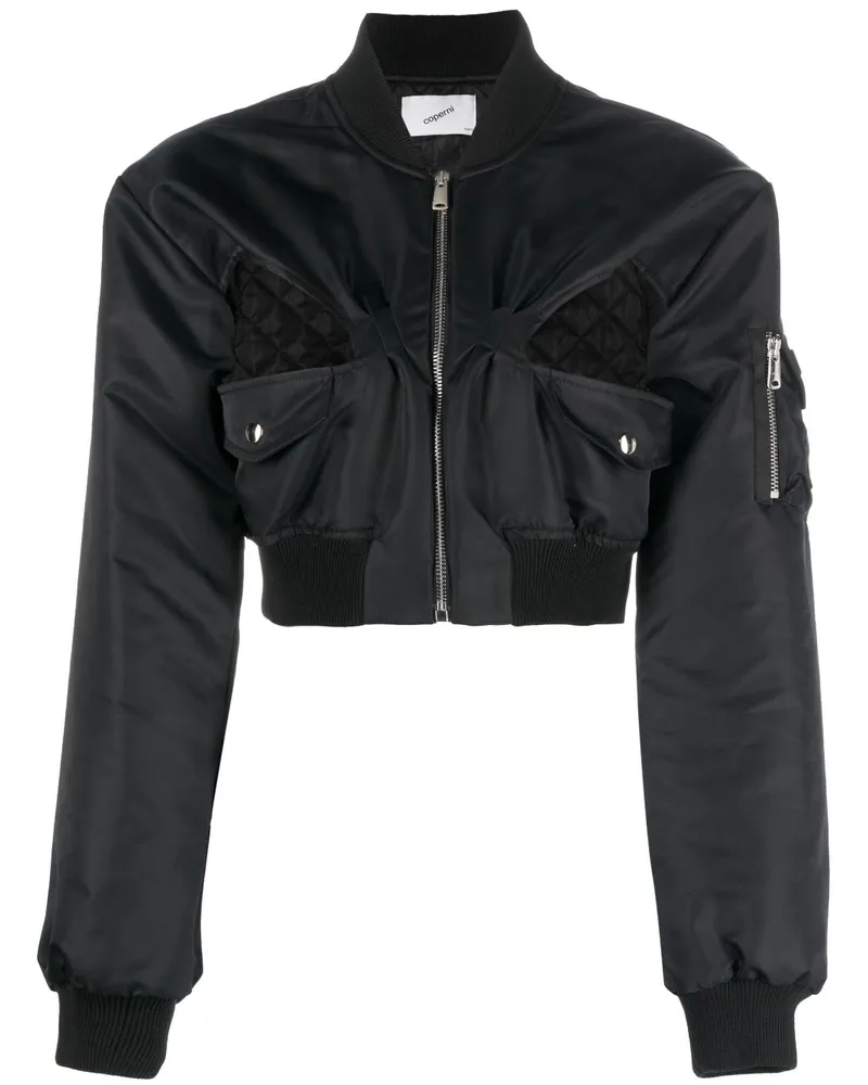 COPERNI Cropped-Jacke - Schwarz Schwarz