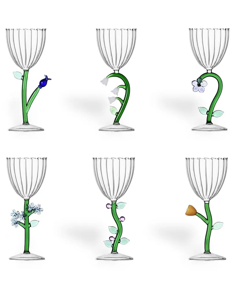 Ichendorf Milano Set aus zwei Botanica Gläsern - Grün Grün
