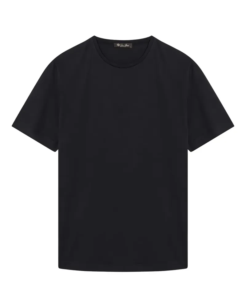 Loro Piana T-Shirt mit rundem Ausschnitt - Blau Blau