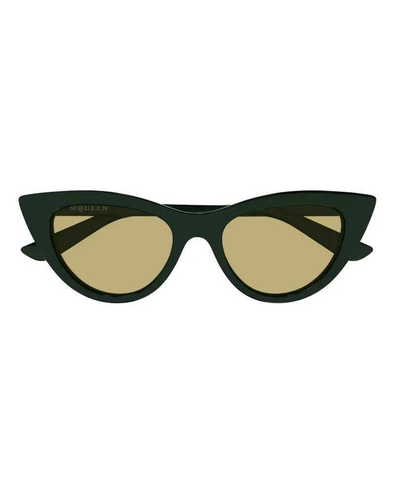 Alexander McQueen Cat-Eye-Sonnenbrille - Grün Grün