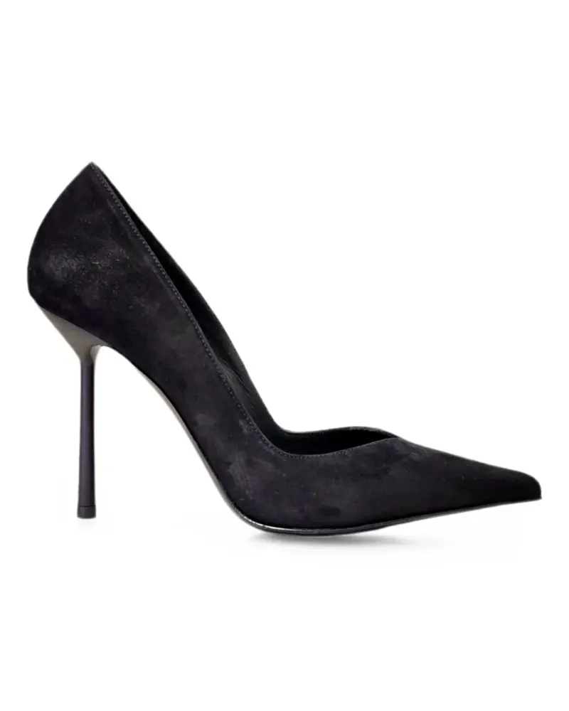 Le Silla Petalo pointed-toe suede pumps - Schwarz Schwarz