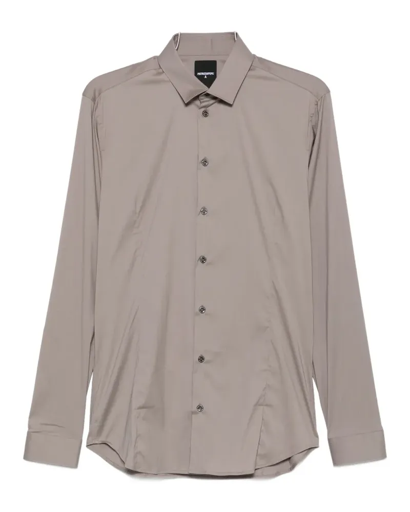 Patrizia Pepe long-sleeve slim-fit shirt - Grau Grau