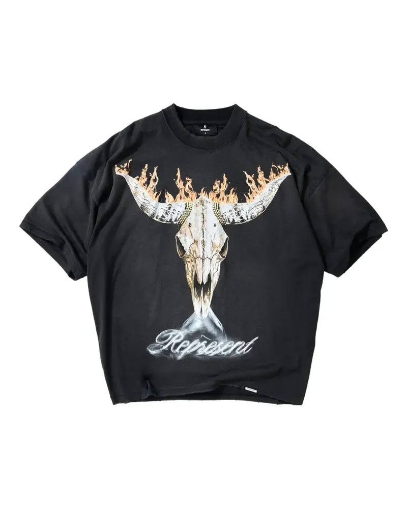 REPRESENT British Cowboys T-Shirt - Schwarz Schwarz