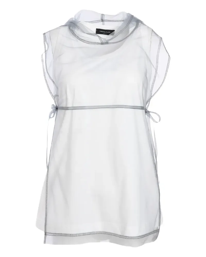 Fabiana Filippi Trägershirt im Layering-Look - Grau Grau