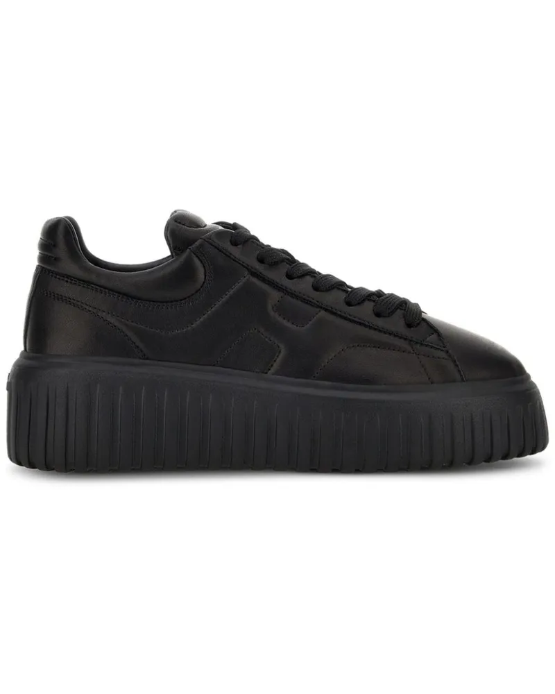 Hogan Sneakers mit Plateausohle - Schwarz Schwarz