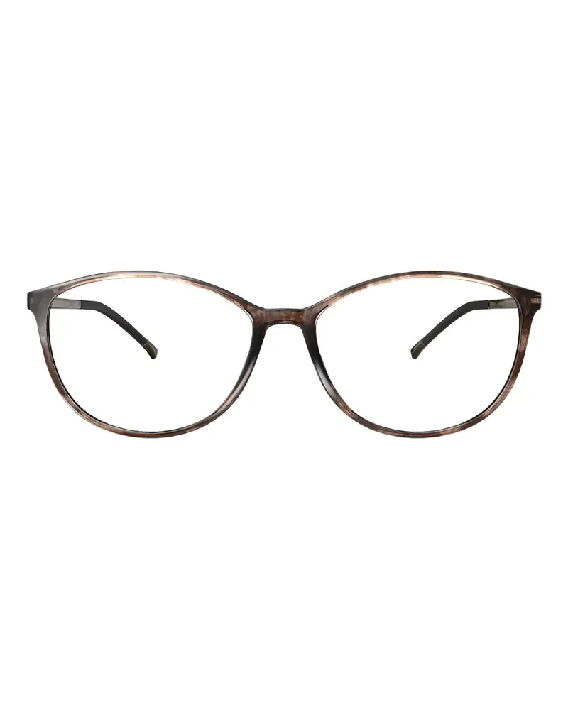 Silhouette SPX Illusion cat-eye glasses - Braun Braun