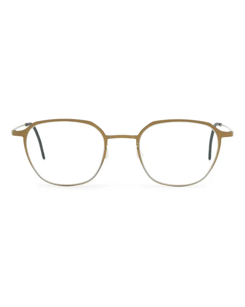 Lindberg Brille mit rundem Gestell - Gold Gold