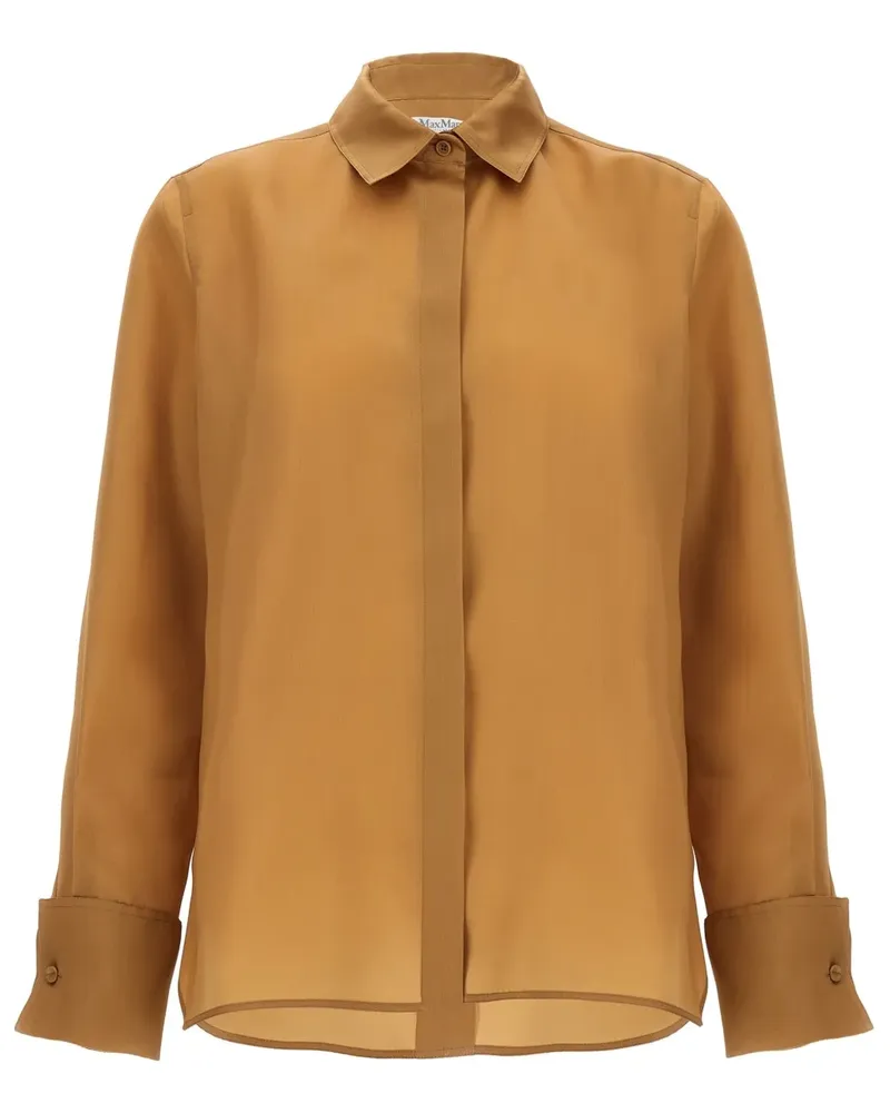 Max Mara Nola Hemd - Orange Orange