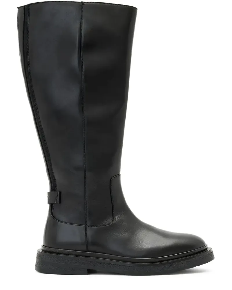 AllSaints Escher Stiefel mit Reißverschluss - Schwarz Schwarz