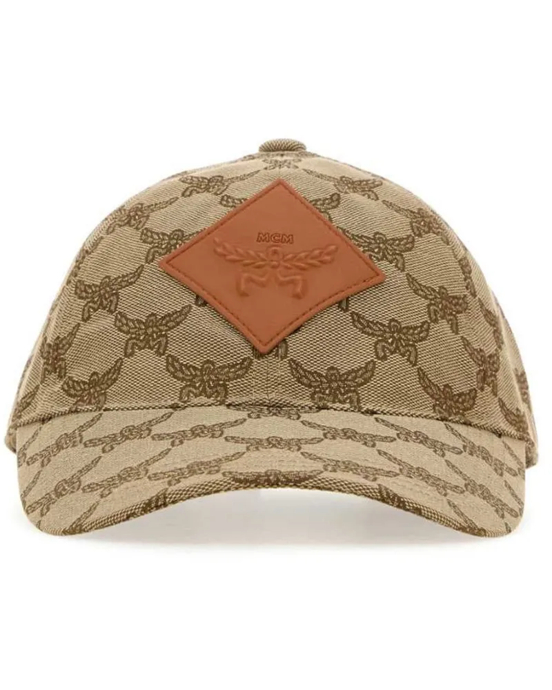 MCM Lauretos Baseballkappe - Nude Nude