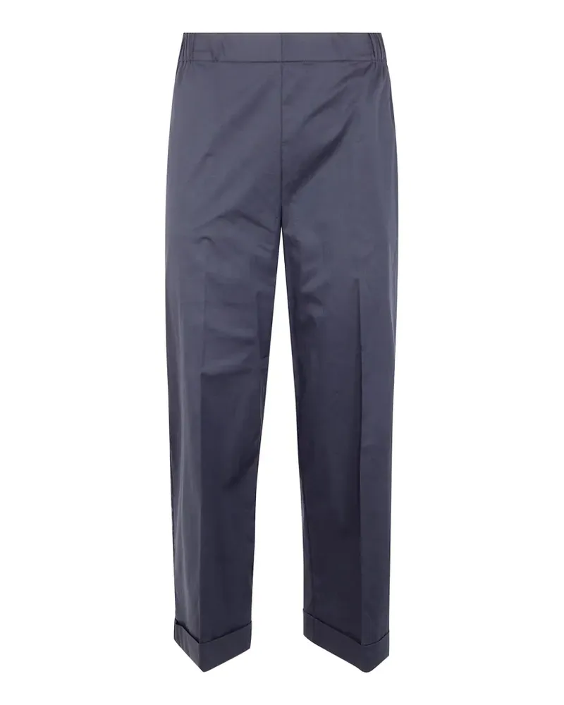 Liviana Conti turn-up tailored trousers - Blau Blau