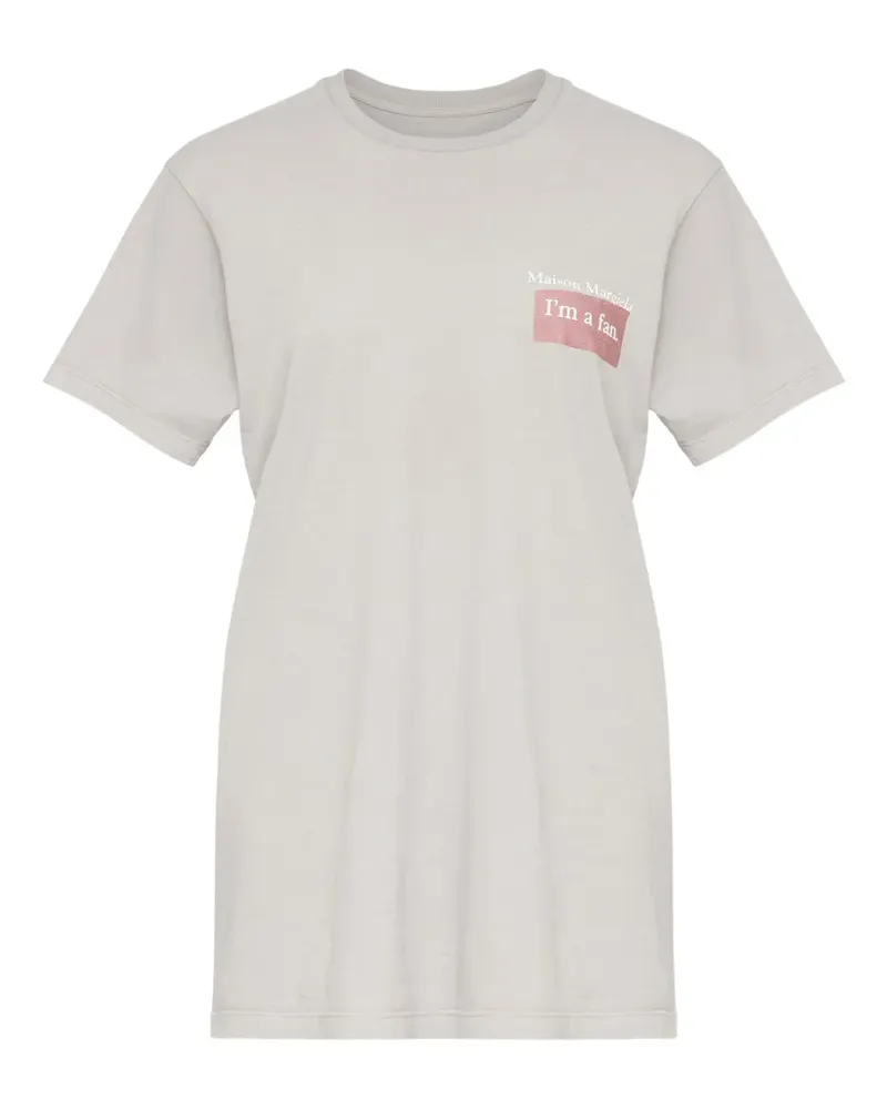 Maison Margiela T-Shirt mit Slogan-Print - Nude Nude