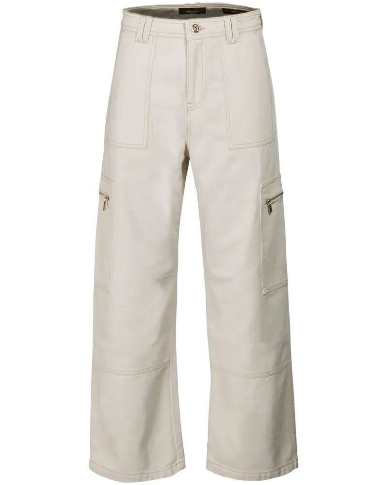 MOORER Hose mit geradem Bein - Nude Nude