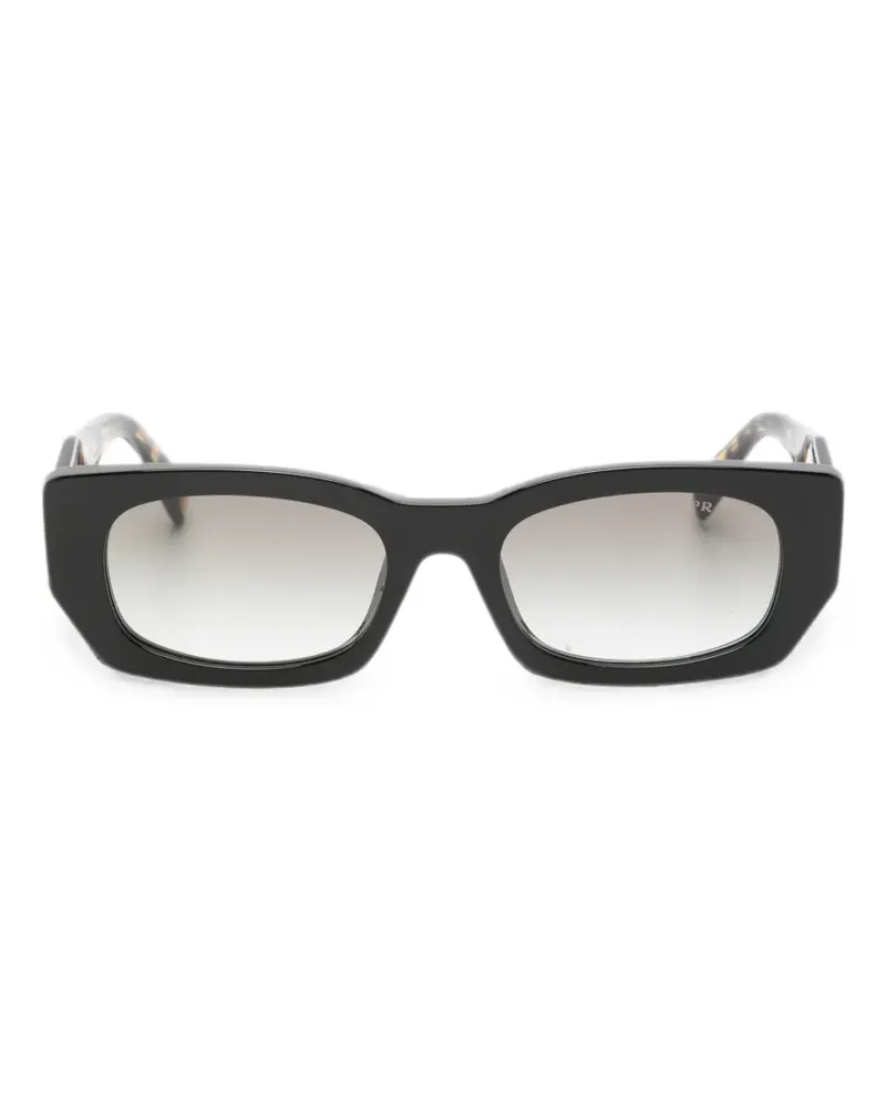 Prada geometric-frame sunglasses - Schwarz Schwarz