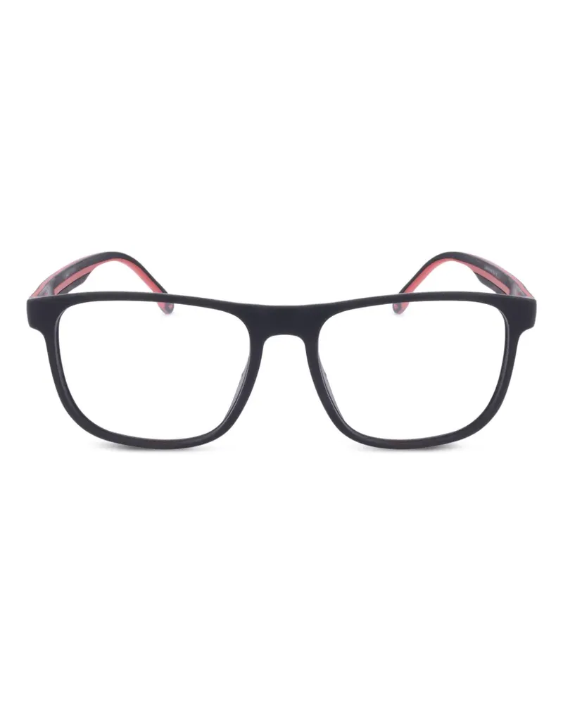 Carrera Brille mit eckigem Gestell - Schwarz Schwarz