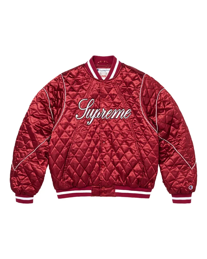 Supreme Being x Champion gesteppte Bomberjacke - Rot Rot
