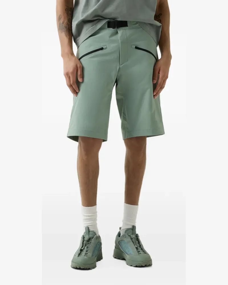 Bogner Fire & Ice Carter Shorts mit Gürtel und Reißverschlusstaschen - Grün Grün