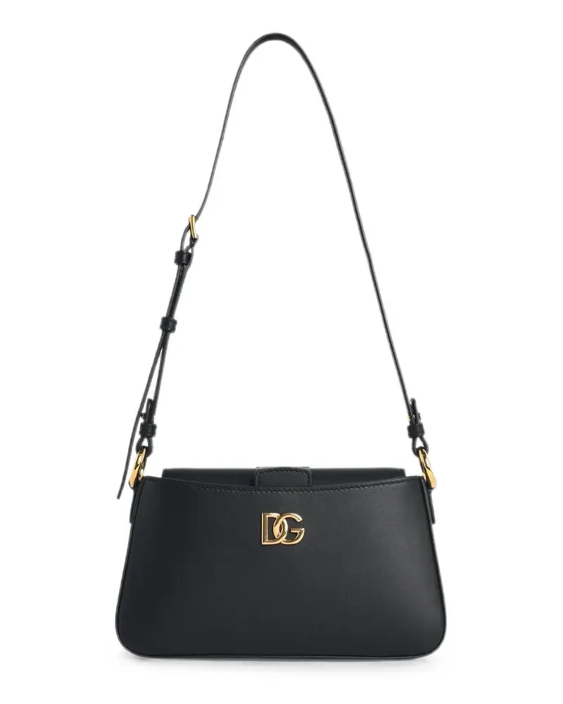 Dolce & Gabbana Calfskin shoulder bag - Schwarz Schwarz