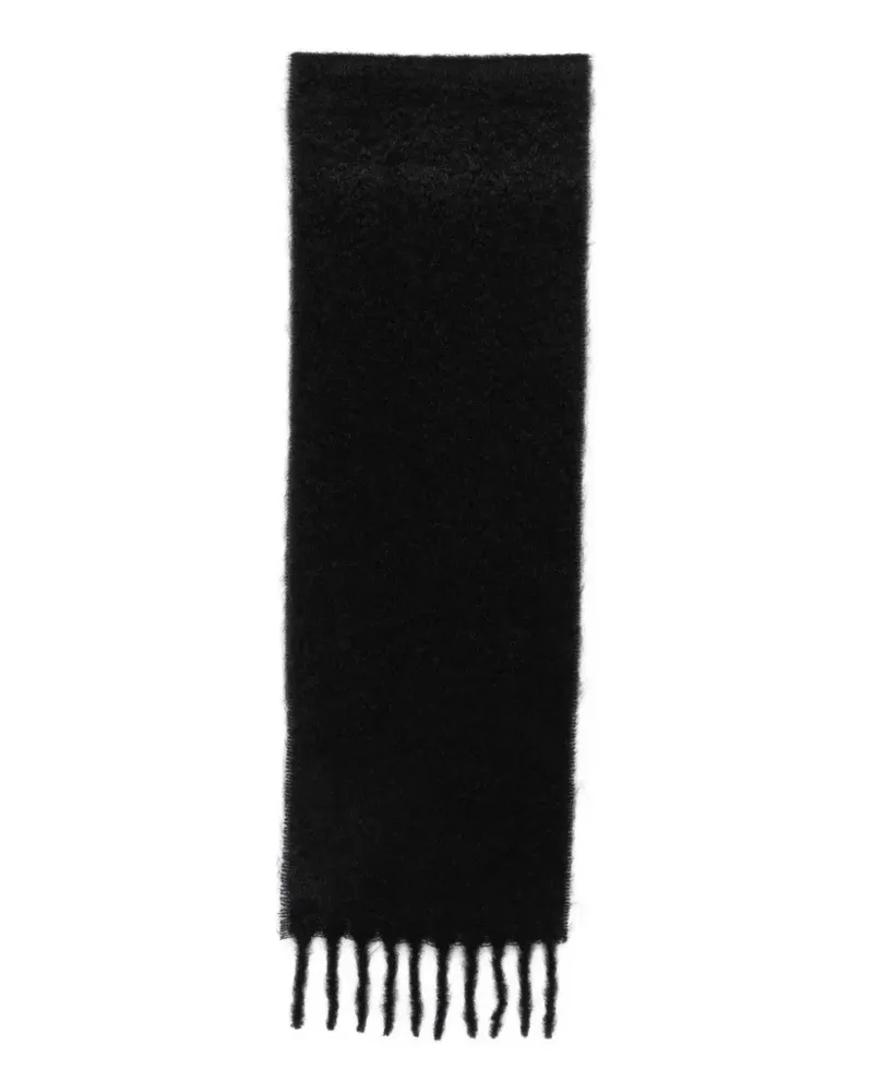 The Row Creana fringed scarf - Schwarz Schwarz