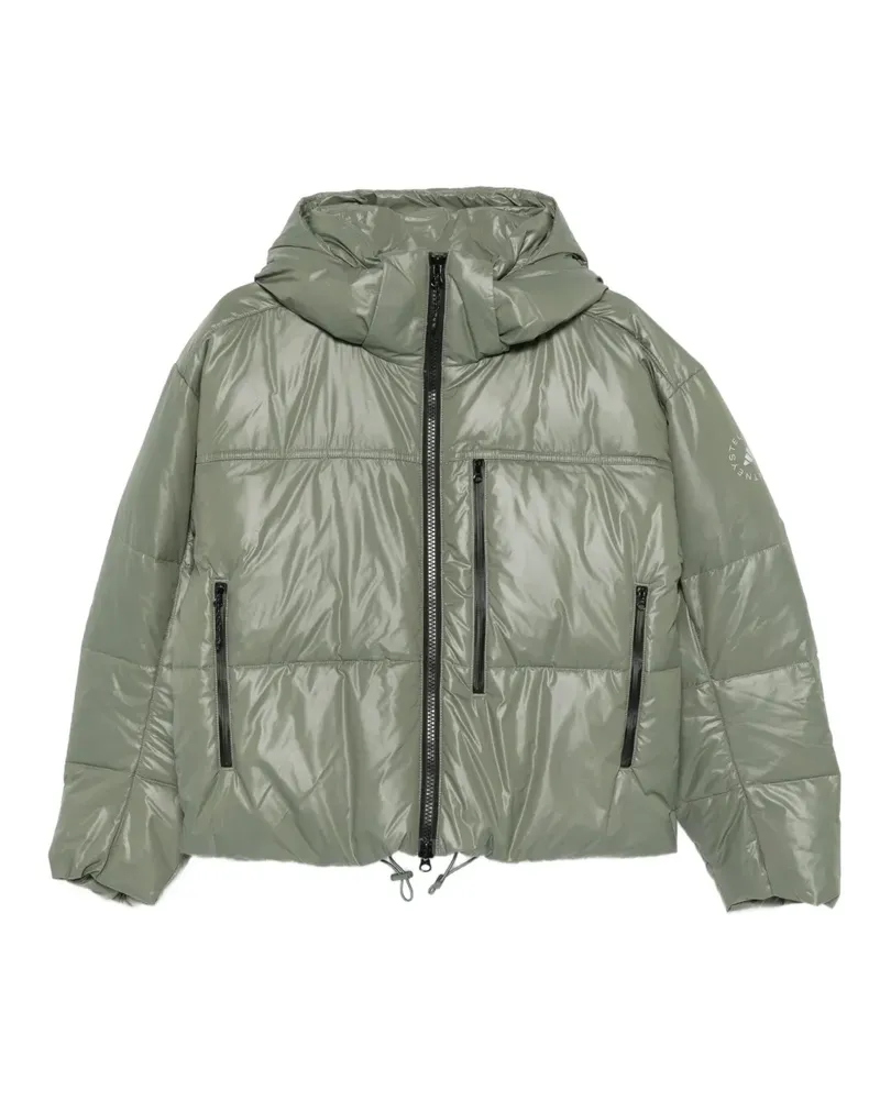 adidas Gefütterte Kapuzenjacke - Grün Grün