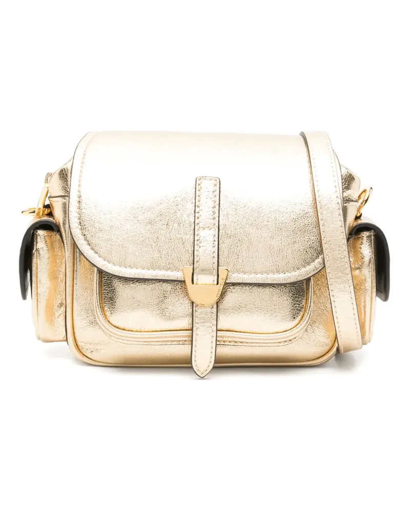 Coccinelle Mini Campus Smooth Umhängetasche - Gold Gold