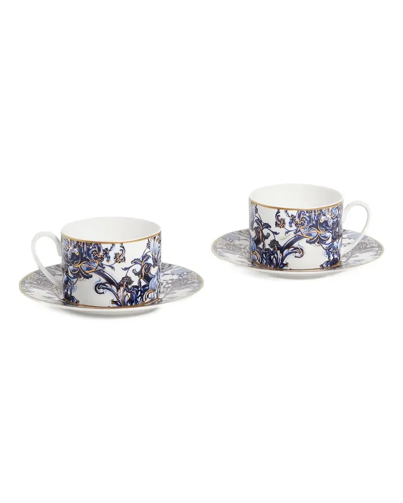 Roberto Cavalli Home Azulejos Teeservice - Blau Blau