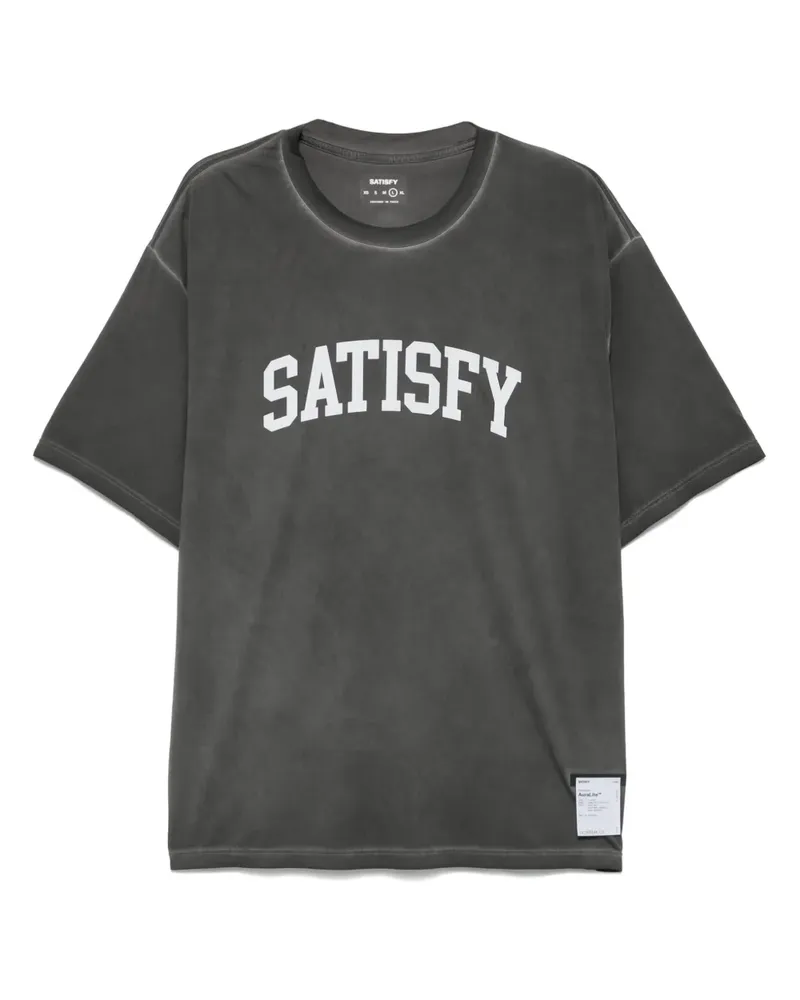 Satisfy AuraLite™ T-Shirt - Schwarz Schwarz