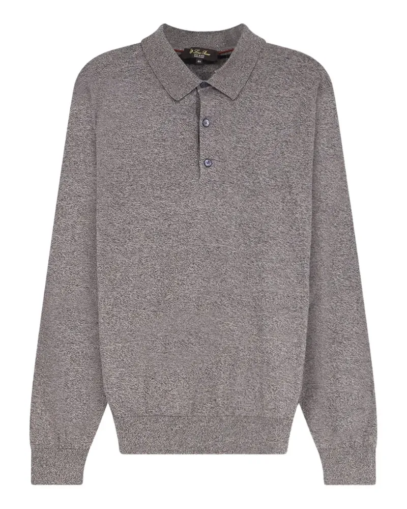 Loro Piana Meliertes Poloshirt mit klassischem Kragen - Rosa Rosa