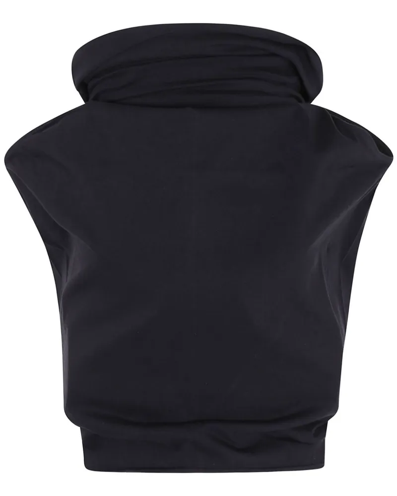 Rick Owens Sweatshirt mit Stehkragen - Schwarz Schwarz