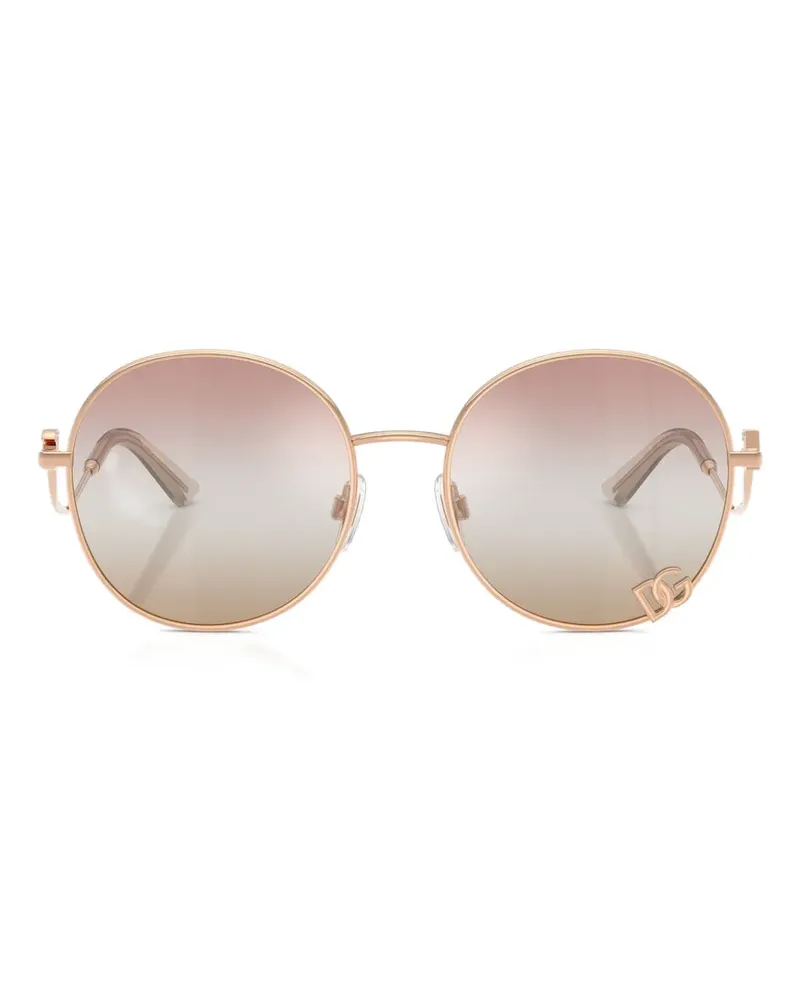 Dolce & Gabbana round-frame sunglasses - Rosa Rosa
