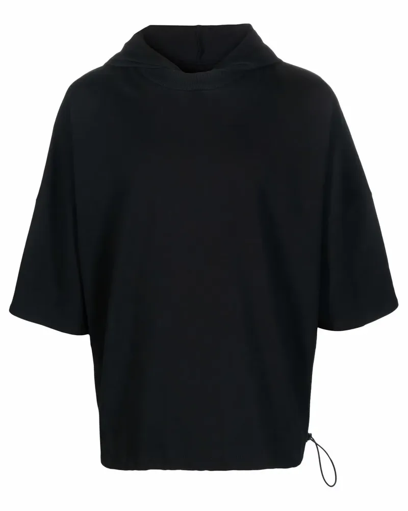 ALCHEMY Kurzärmeliger Hoodie - Schwarz Schwarz