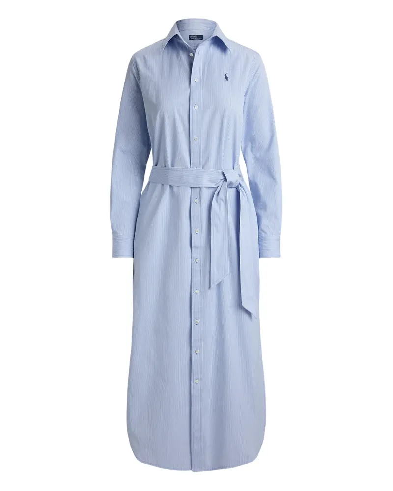 Ralph Lauren Gestreiftes Midikleid - Blau Blau