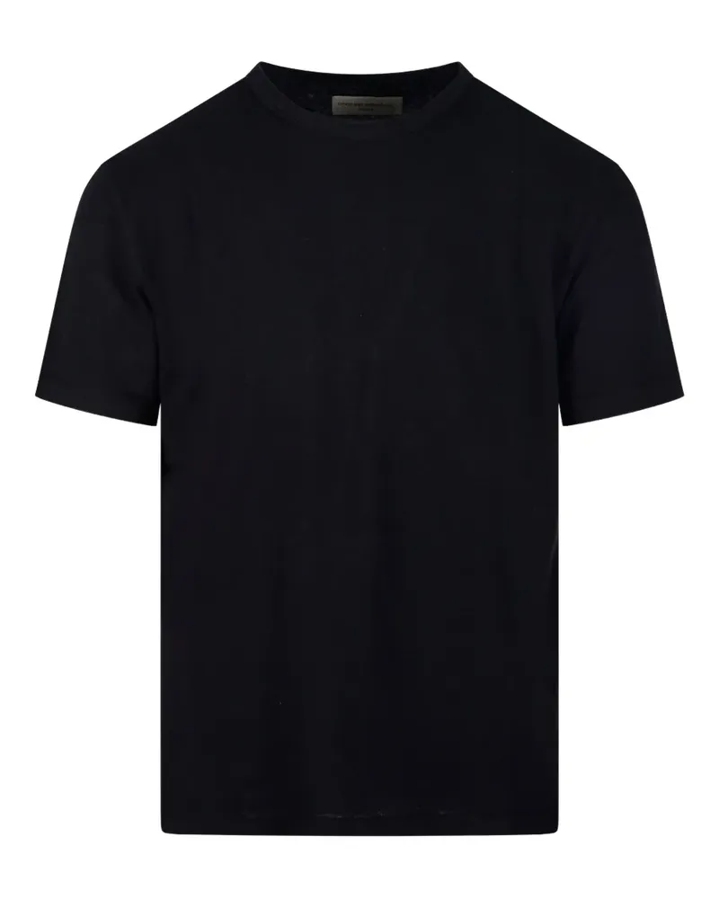 Officine Generale T-Shirt mit Rundhalsausschnitt - Schwarz Schwarz