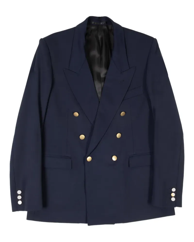 Mauro Grifoni double-breasted button blazer - Blau Blau