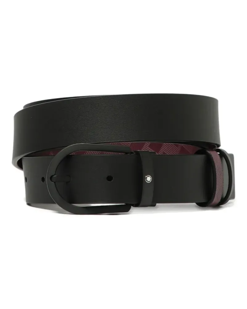 Montblanc Wendbarer Ledergürtel - Rot Rot