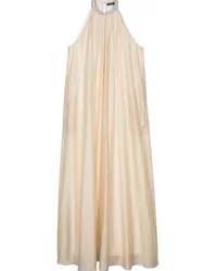 Peserico Maxikleid mit Strass Nude