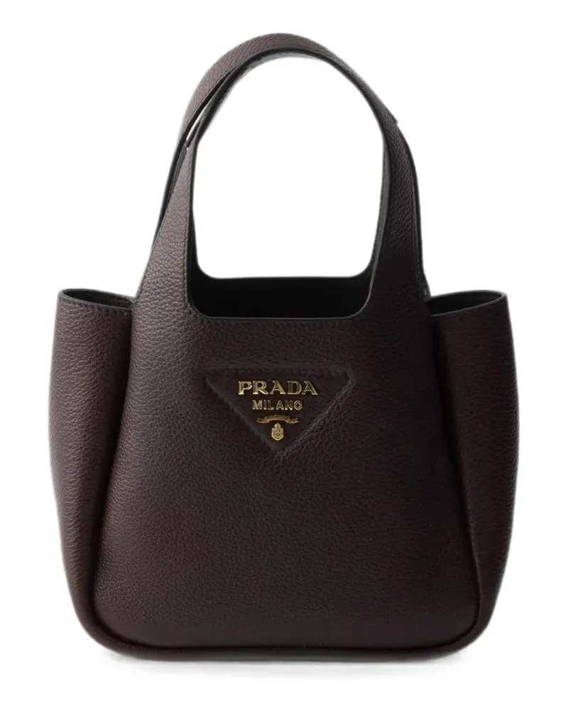 Prada Liaison mini leather handbag - Braun Braun
