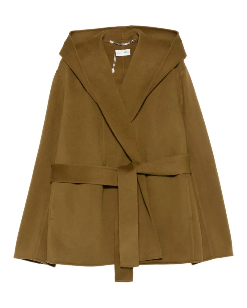 Altuzarra hooded belted coat - Grün Grün