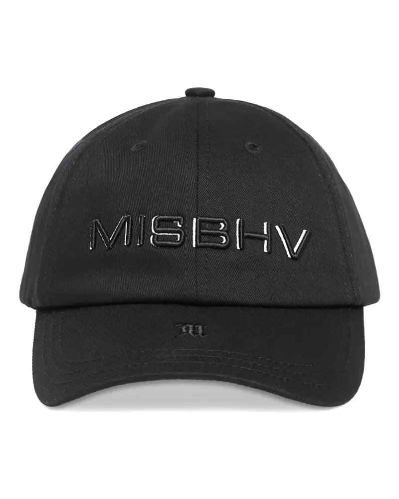 MISBHV Baseballkappe mit Logo-Stickerei - Schwarz Schwarz