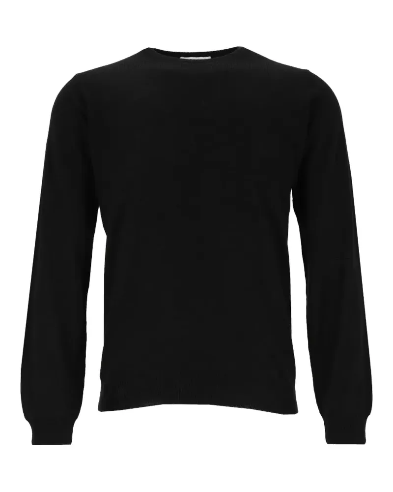 Al Duca D’Aosta 1902 crew-neck long-sleeve sweater - Schwarz Schwarz