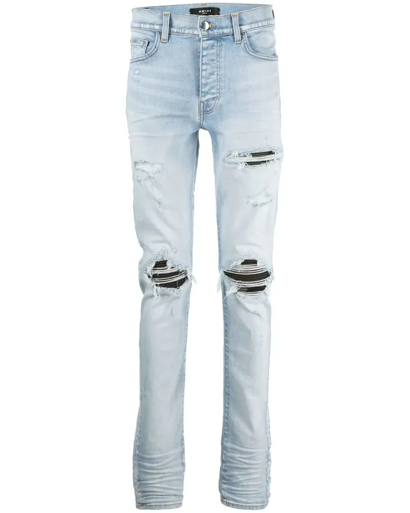 Amiri Slim-Fit-Jeans im Distressed-Look - Blau Blau