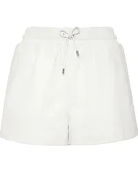 Philipp Plein Shorts mit Logo-Schild Weiß