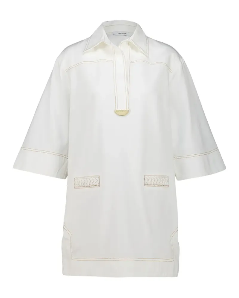 Zimmermann Klassisches Kleid - Weiß Weiß