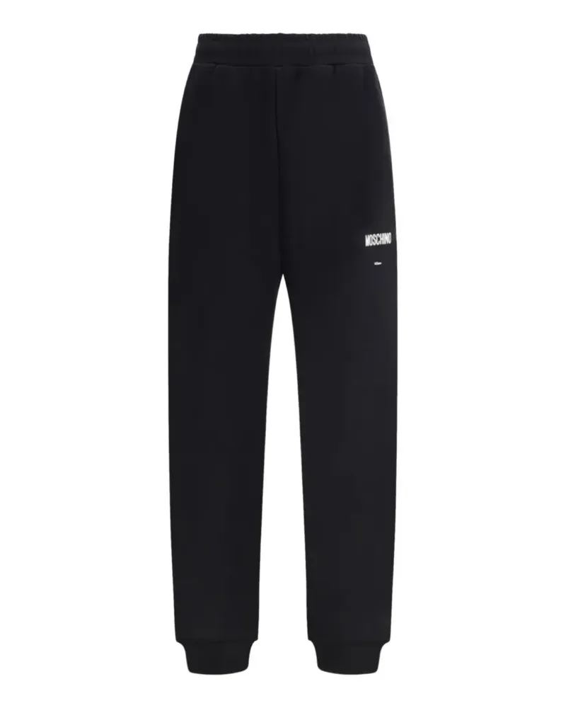 Moschino logo-detail track pants - Schwarz Schwarz