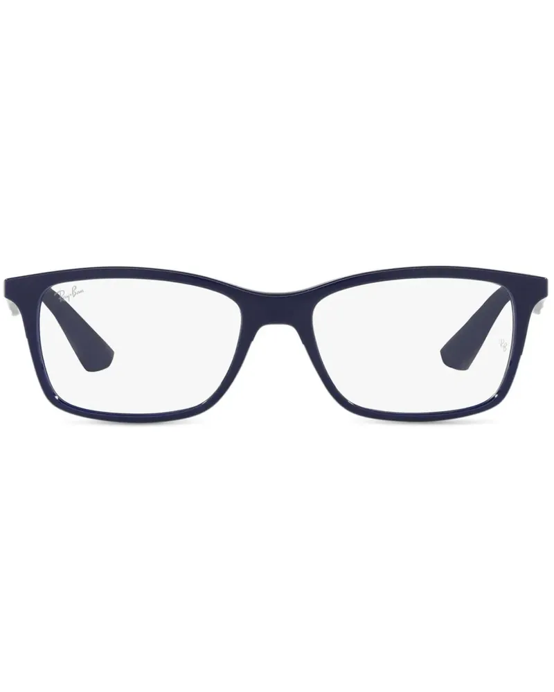 Ray Ban Brille mit Logo-Schild - Blau Blau