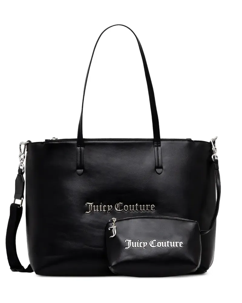 Juicy Couture logo charm tote bag - Schwarz Schwarz