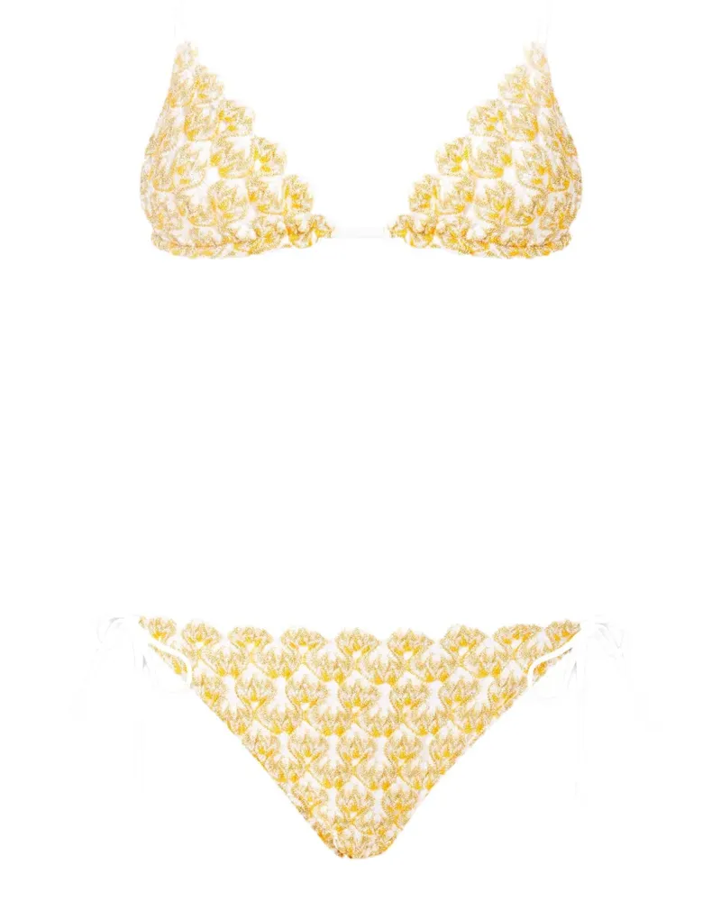 Missoni Gestrickter Bikini - Gelb Gelb