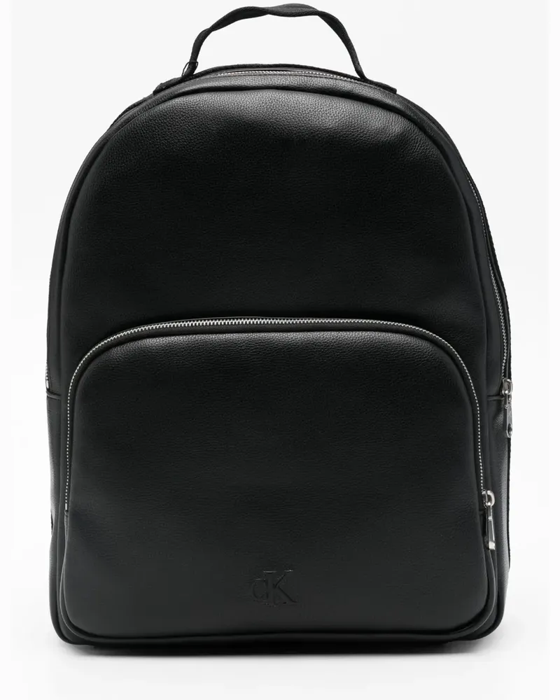 Calvin Klein zip detail backpack - Schwarz Schwarz
