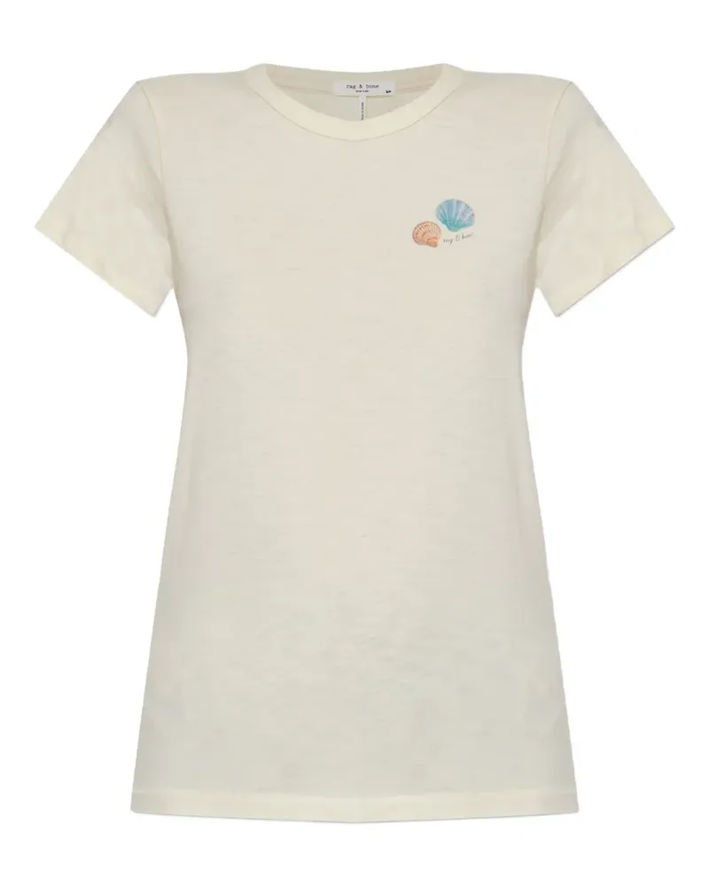 Rag & Bone Klassisches T-Shirt - Nude Nude