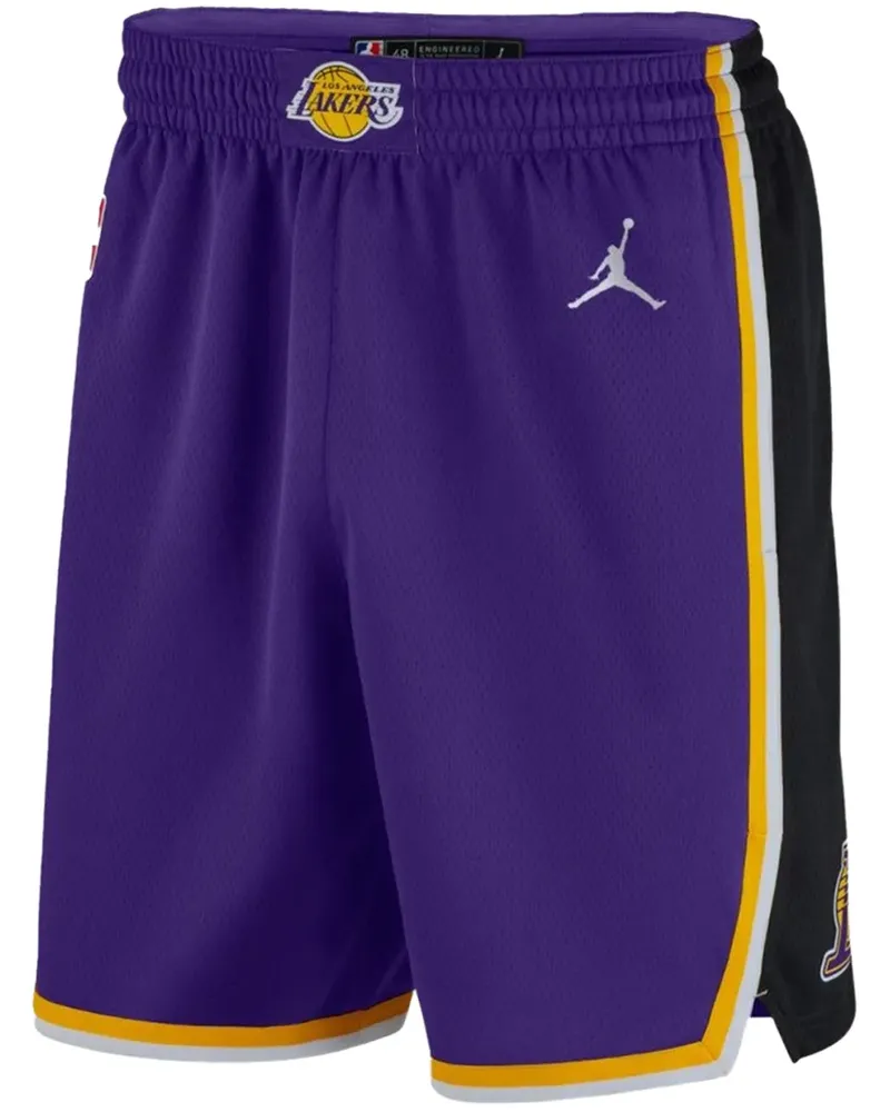 Nike Los Angeles Lakers 2020 Statement Edition Swingman Shorts - Violett Violett